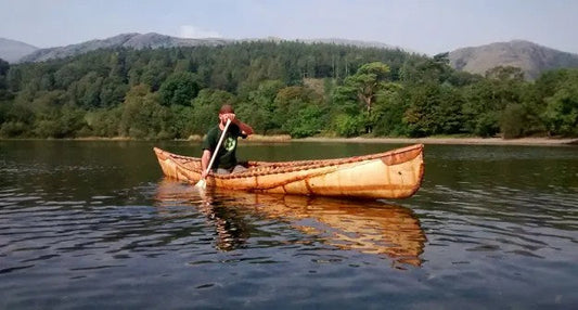 A Woodlorean's Birch Bark Canoe