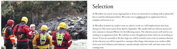 How can I work for Woodlore Limited?