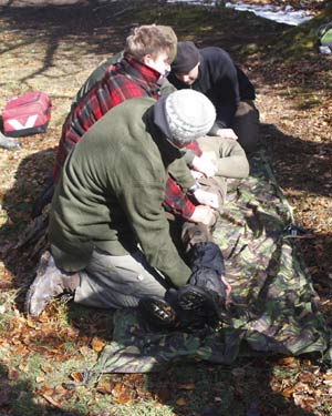 Woodlore's first ever Wilderness Emergency Medic course
