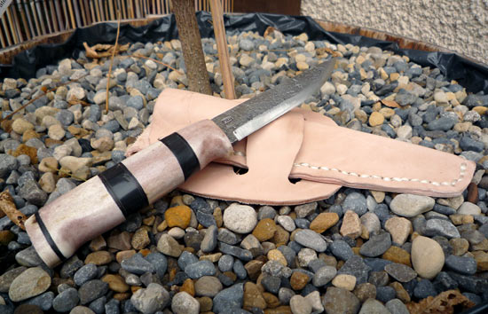 John Collett's finished Julius Pettersson knife