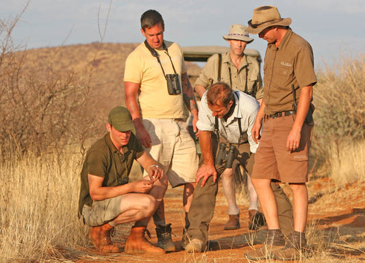 Tracking in Namibia with Ray Mears