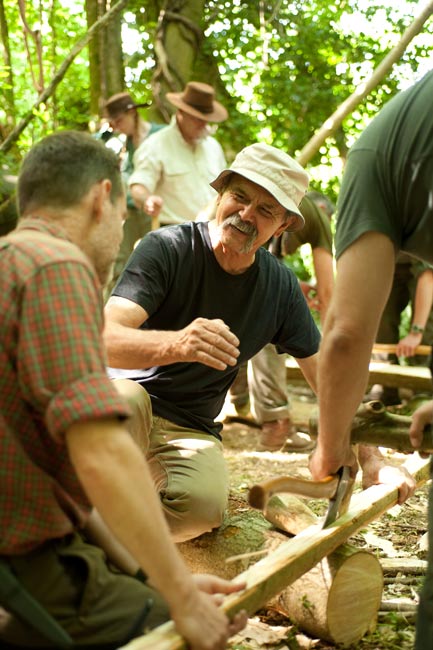 Birch Bark Canoe Building with Ray Mears and Pinock Smith - Day 2
