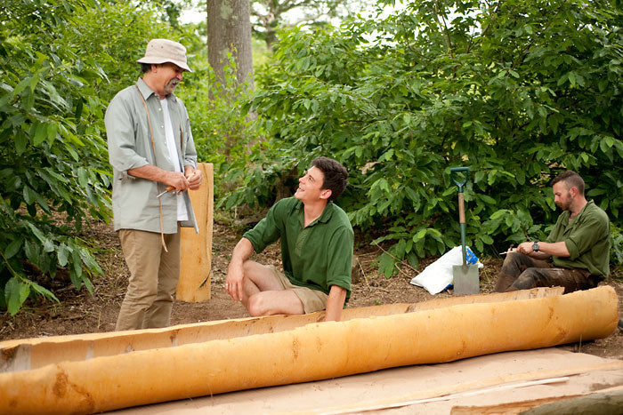 Birch Bark Canoe Building with Ray Mears and Pinock Smith - Day 3