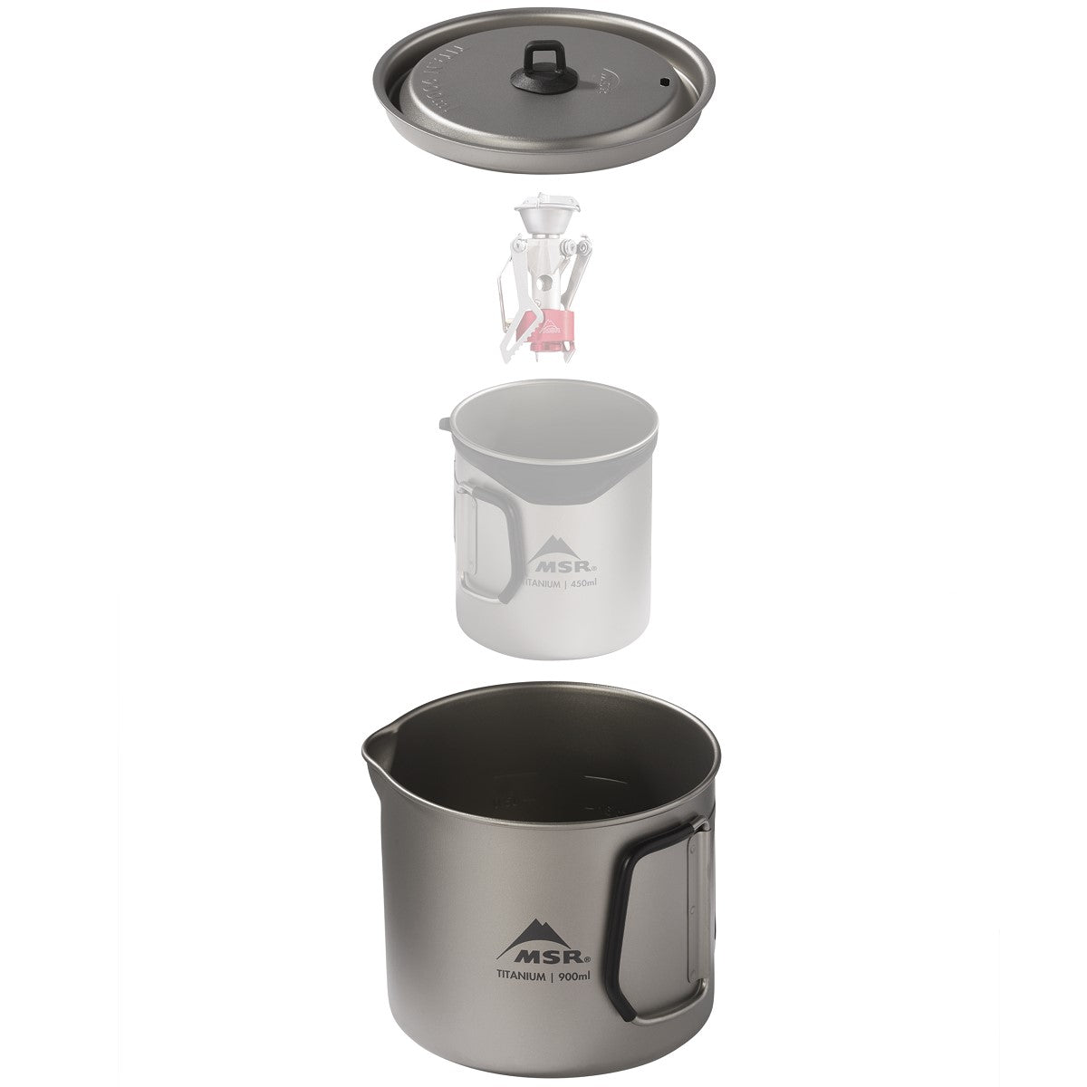MSR Titan Kettle 900ML – Woodlore Limited