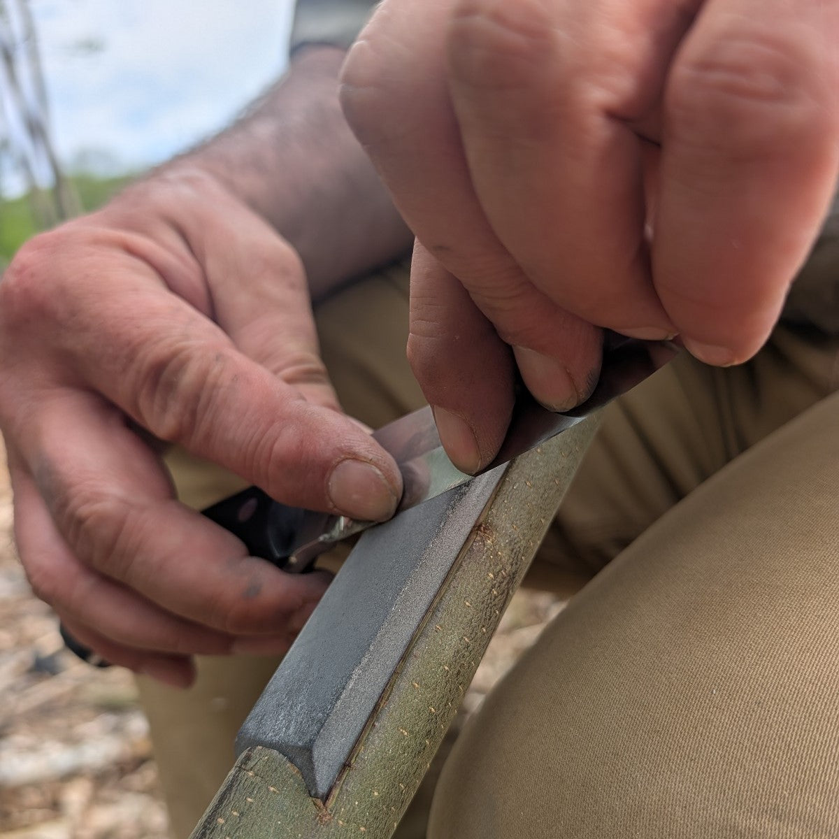 Wastikivi/Ray Mears Knifes Bride Sharpening Stone and Leather Sleeve