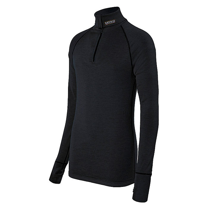 Brynje Arctic Double Zip Polo - Black