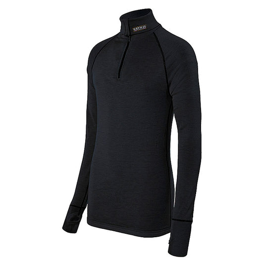 Brynje Arctic Double Zip Polo - Black