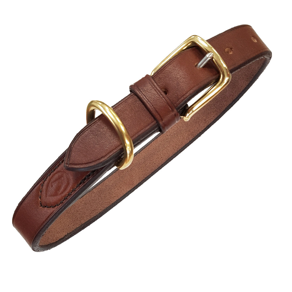 Ray Mears Leather Dog Collar