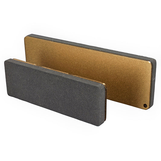 The Fallkniven DC4 Diamond/Ceramic Whetstone (pictured alongside the smaller DC3, not included)