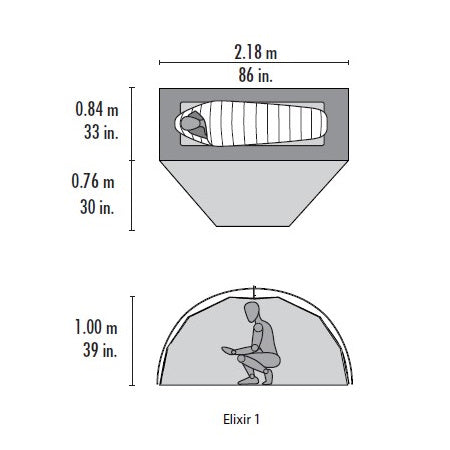 MSR Elixir 1 Backpacking Tent