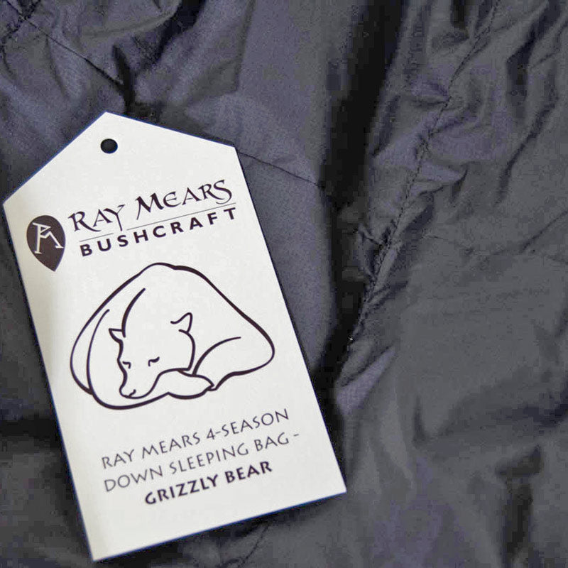 Ray Mears 4-Season Down Sleeping Bag - Grizzly Bear