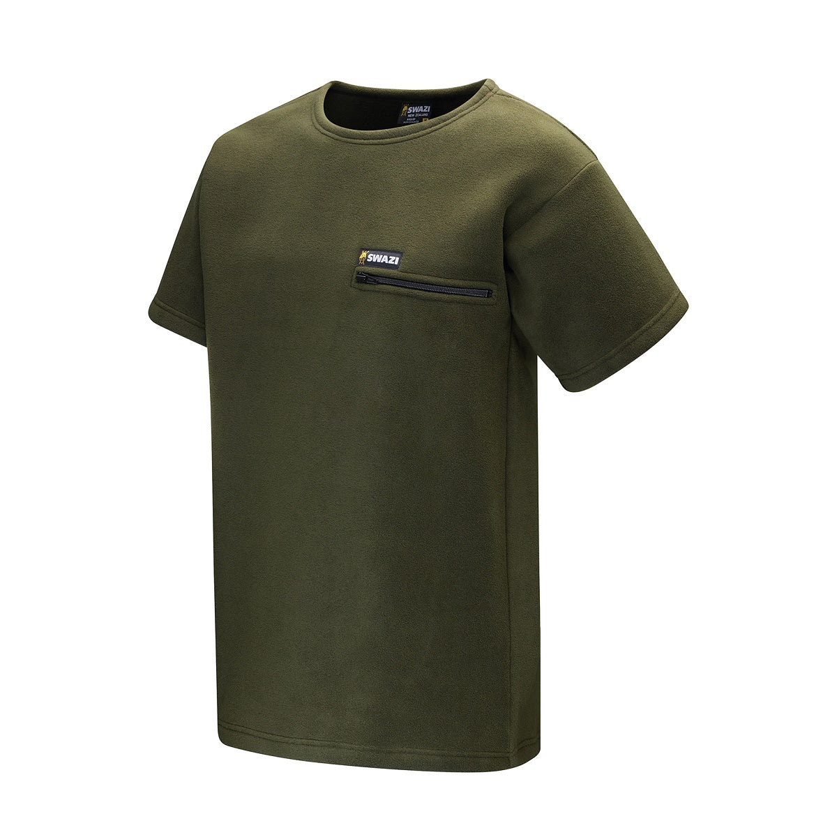 Swazi Bushman's Tee with Pocket - Olive