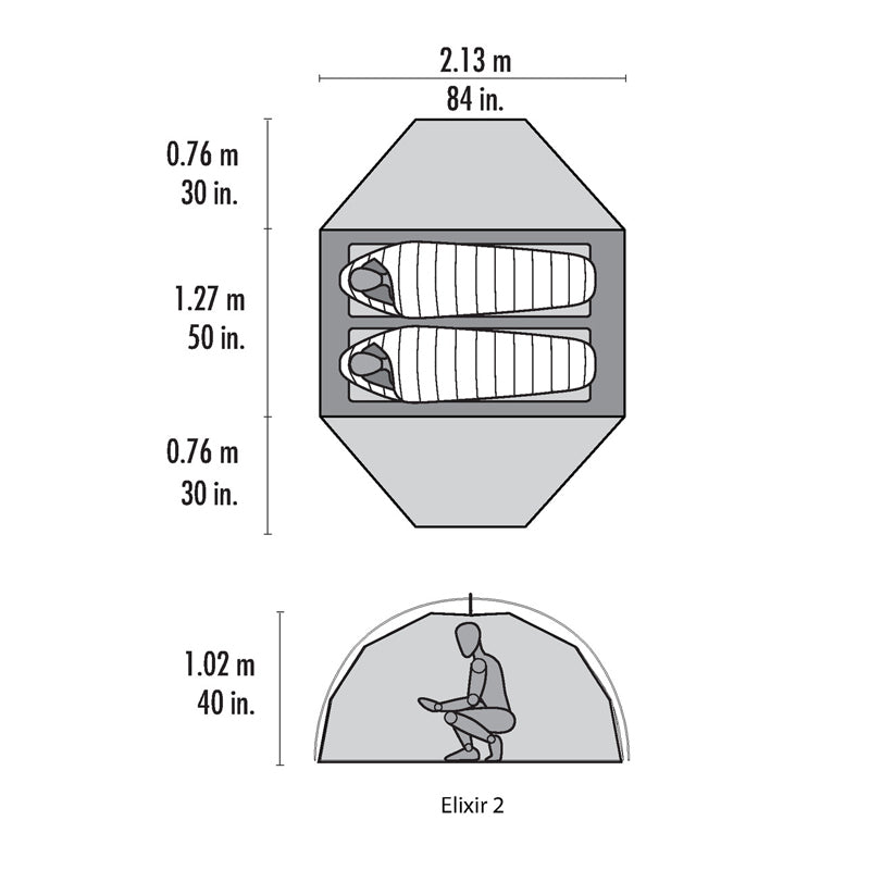 MSR Elixir 2 Backpacking Tent