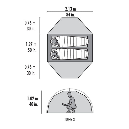 MSR Elixir 2 Backpacking Tent
