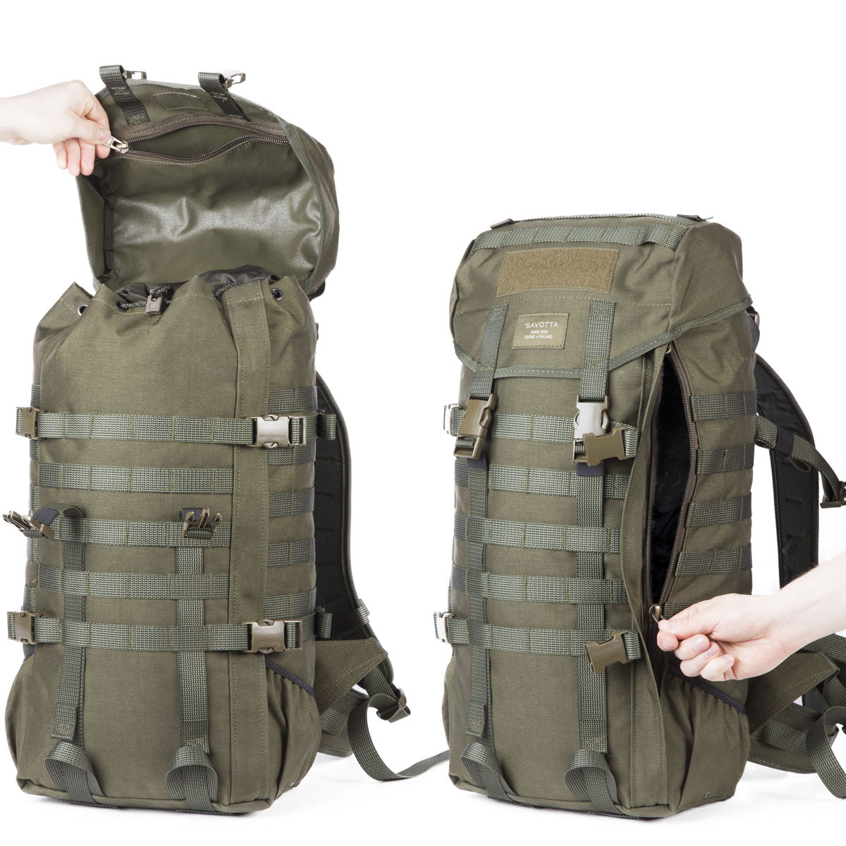 Savotta Jääkäri M 30 litre Backpack - Olive Green