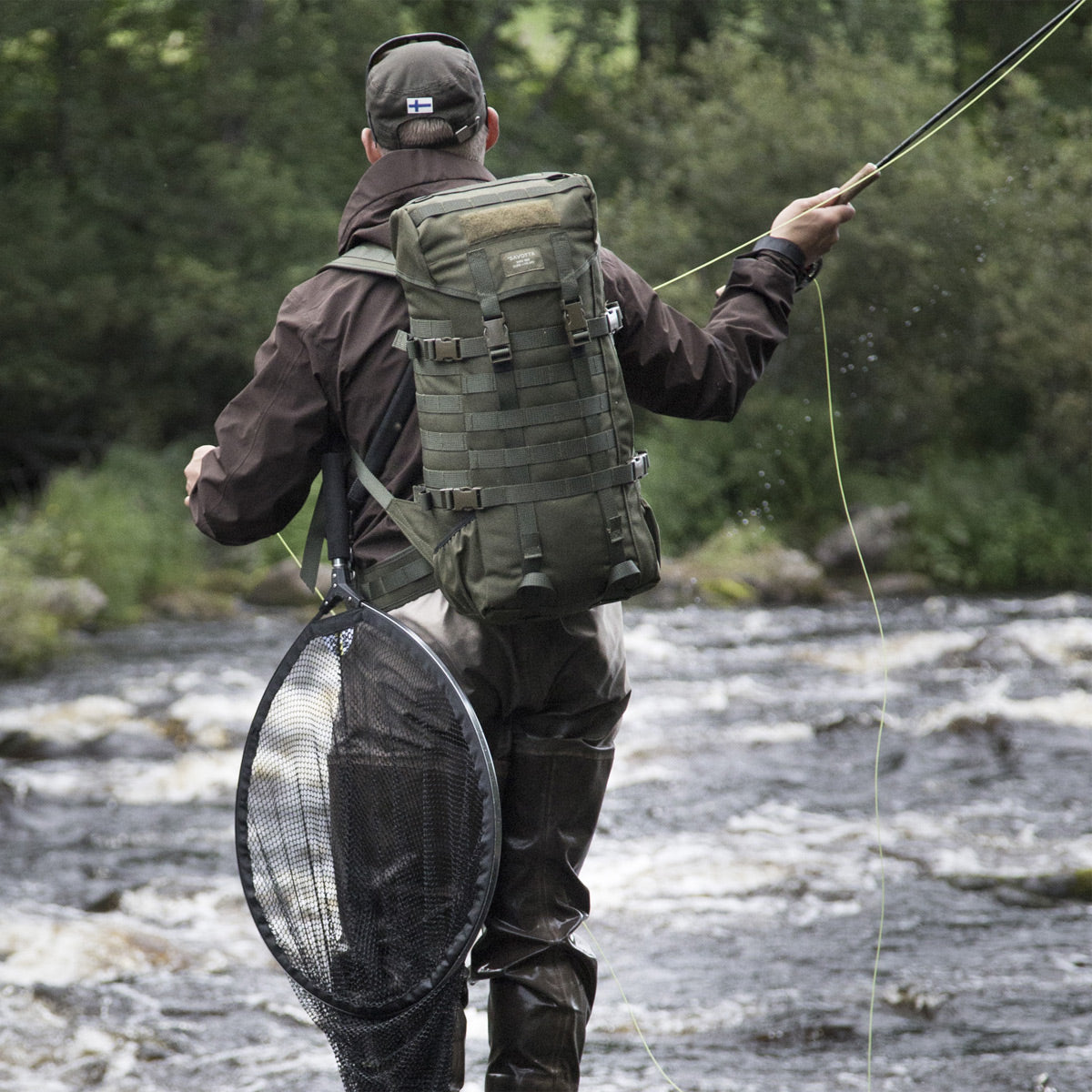 Savotta Jääkäri M 30 litre Backpack - Olive Green