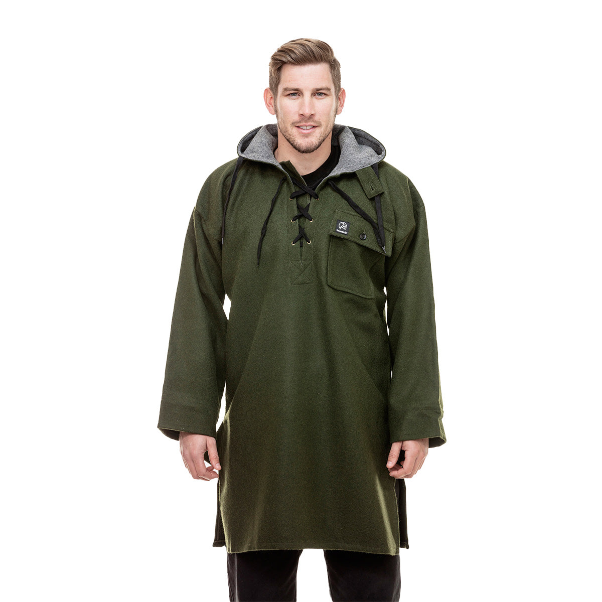 Swanndri Original Wool Bushshirt with Lace-up Front