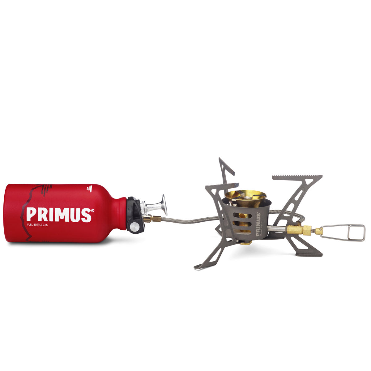 Primus OmniLite Ti with bottle