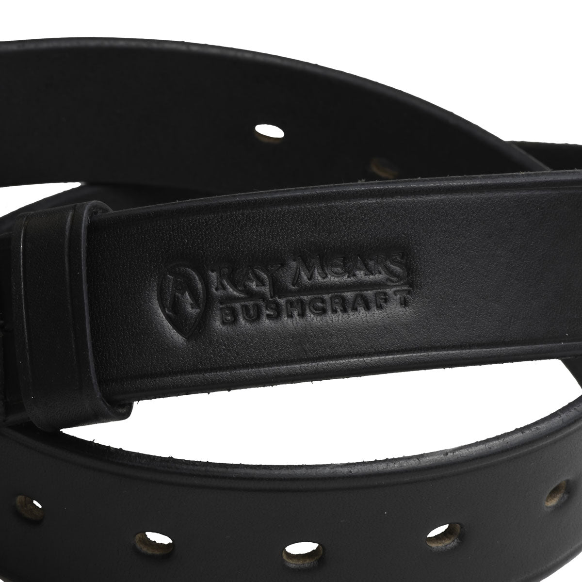 Ray Mears Leather Belt - Black