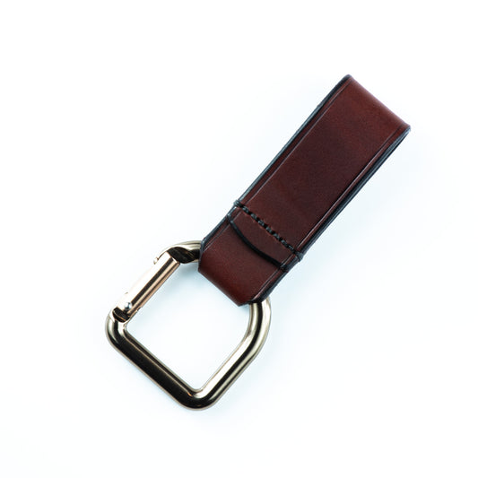 Ray Mears Leather Casstrom D-Shaped Carabiner Belt Dangler