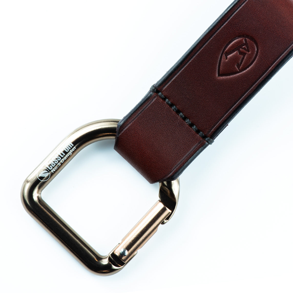 Ray Mears Leather Casstrom D-Shaped Carabiner Belt Dangler