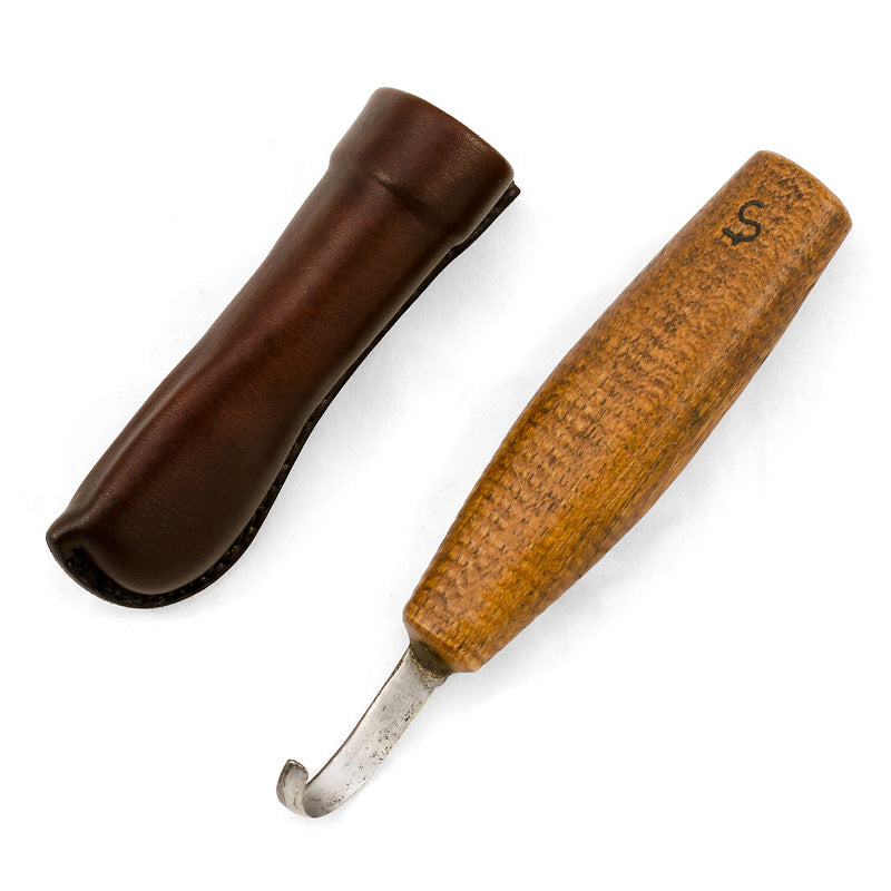 Ray Mears Leather S. Djarv Hantverk Spoon Knife Sheath -	Standard