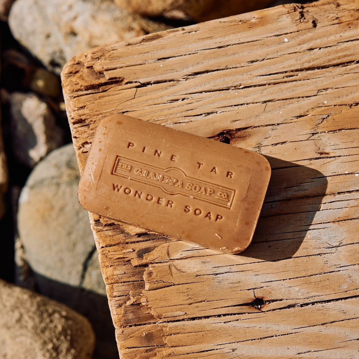 Grandpa's Wonder Pine Tar Soap 3.25oz - Pack of 4