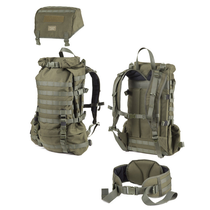Savotta Jääkäri L 40 - 60 litre Backpack - Olive Green